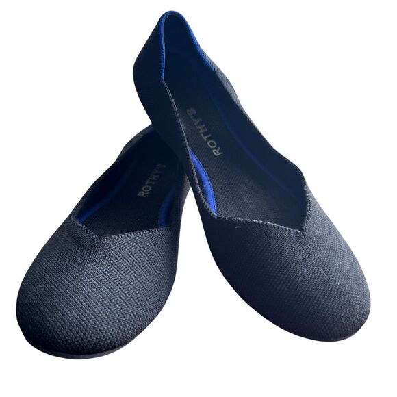 Rothy’s Ballet Flats Black Size 9 - Picture 2 of 10